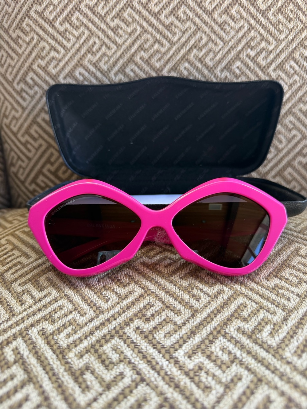 Balenciaga Vibrant Pink Eyewear